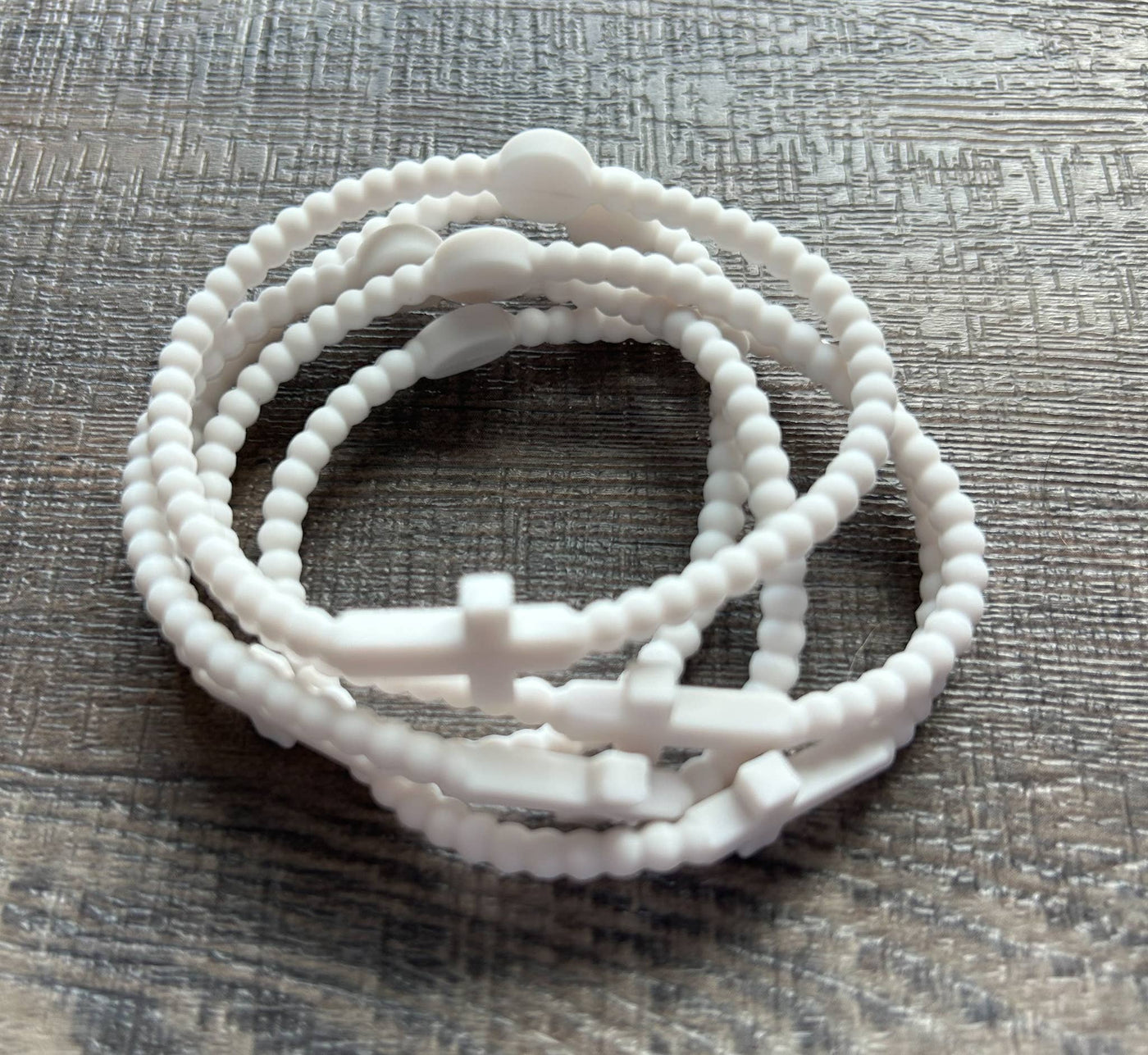 Silicone Cross Bracelet