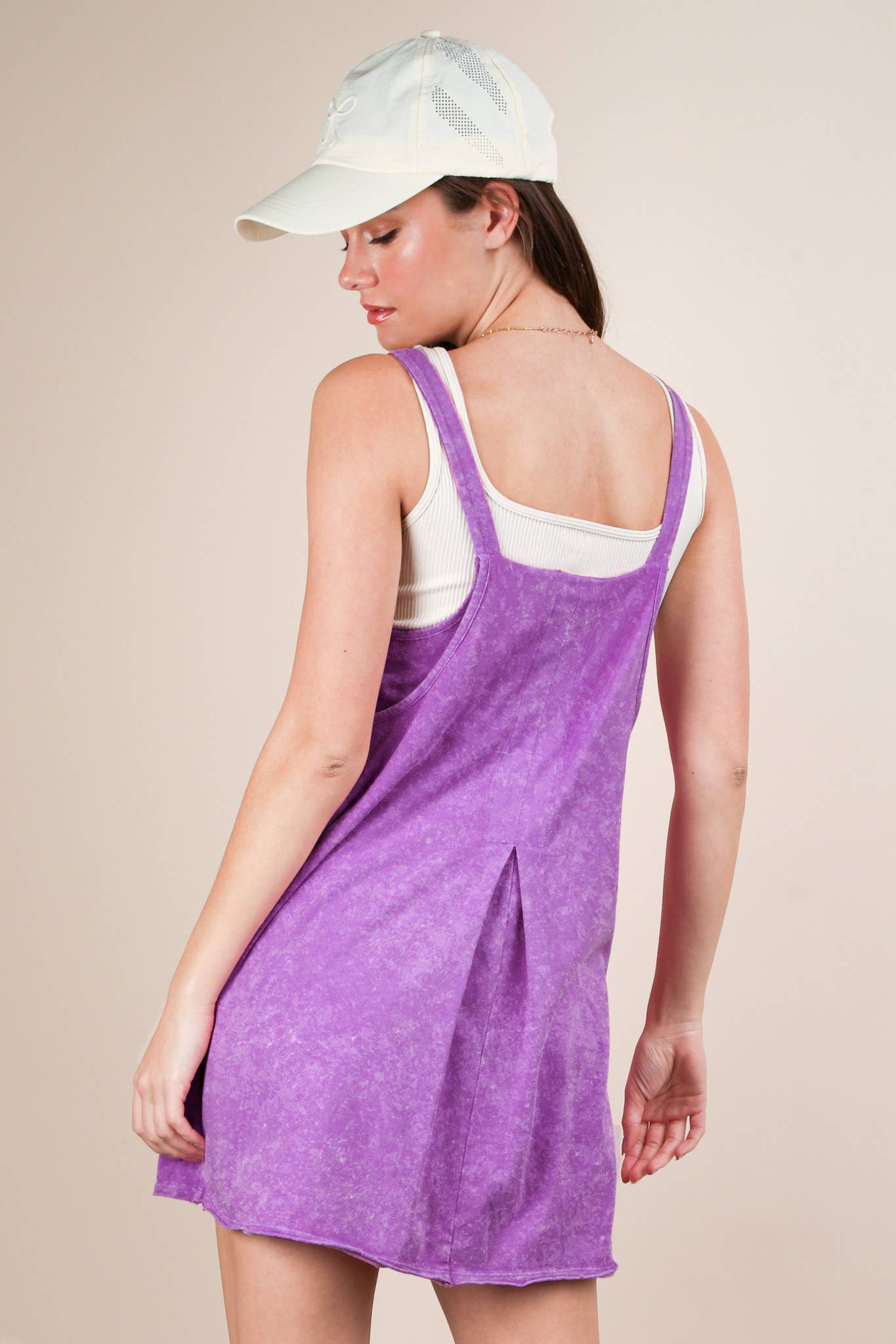 Don't Go Breaking My Heart Mineral Washed Knit Dress