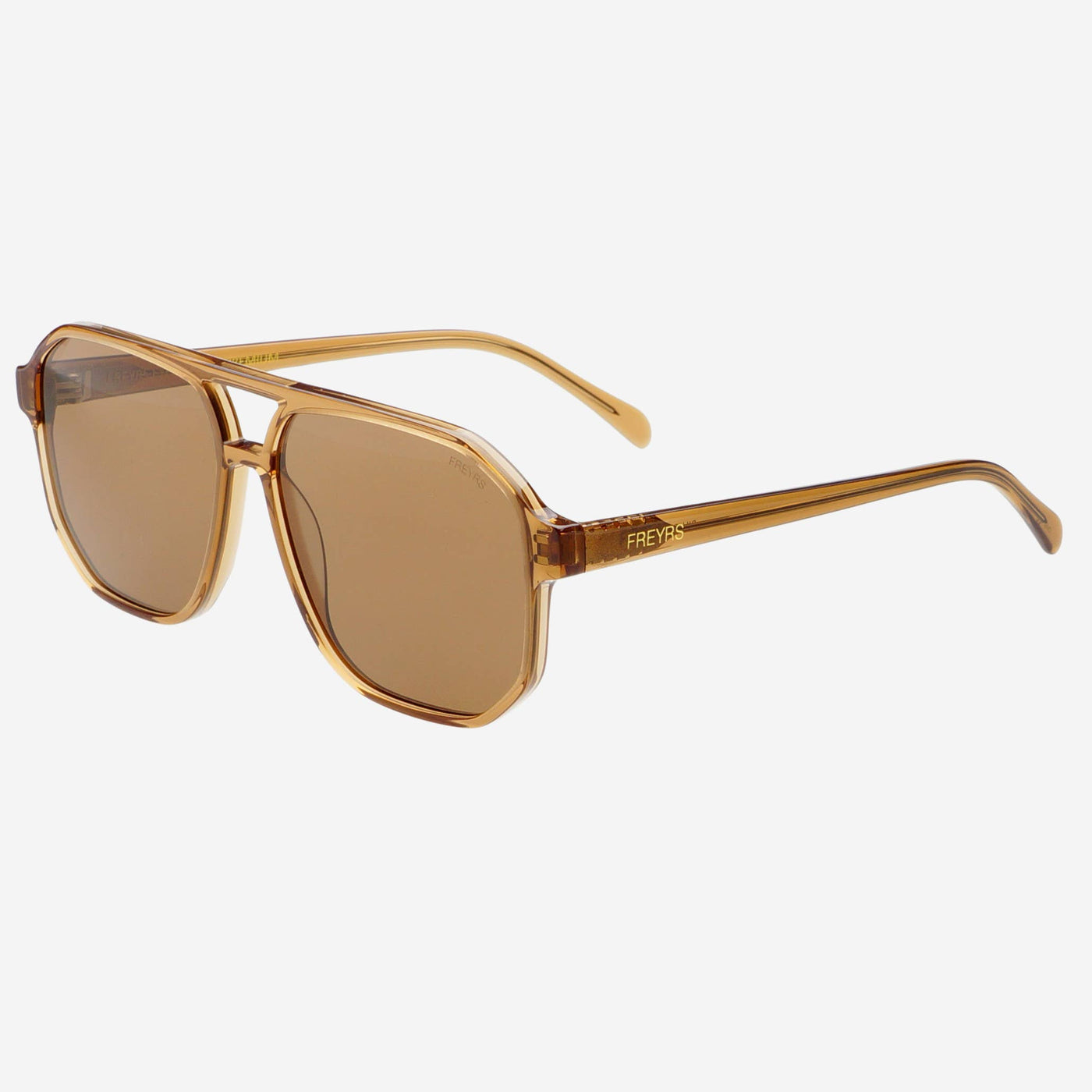 Billie ( NEW ) Unisex Aviator Sunglasses   : Brown