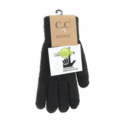 Soft Knit C.C Gloves G9021: Heather Forest