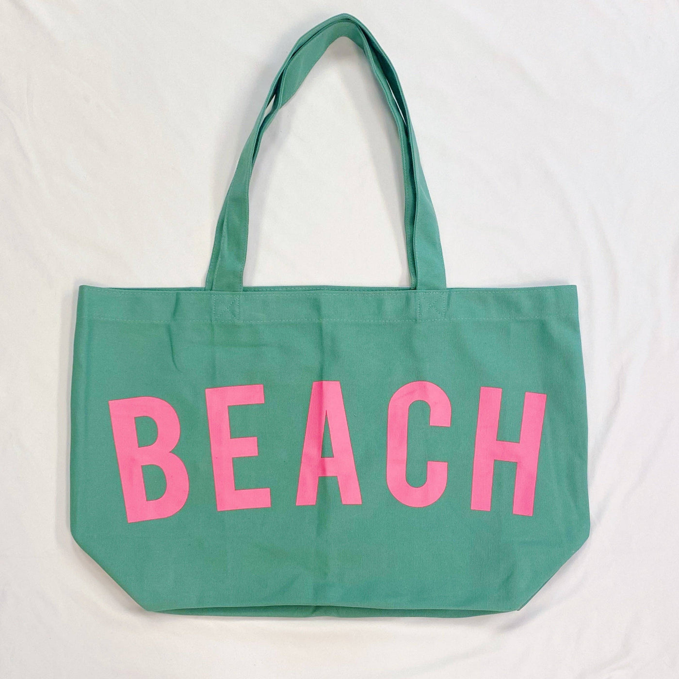 Well Made Beach Canvas Tote: Pink