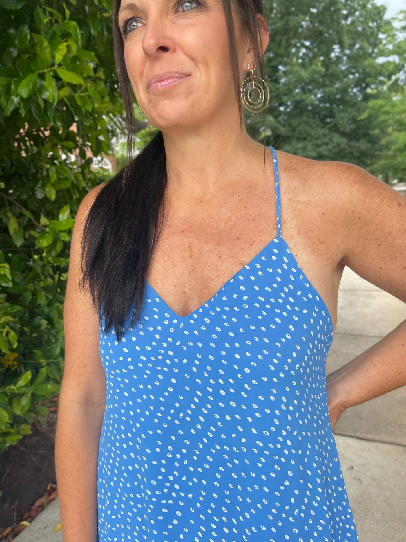 Smells Like Teen Spirit Ruffle Dot Dress