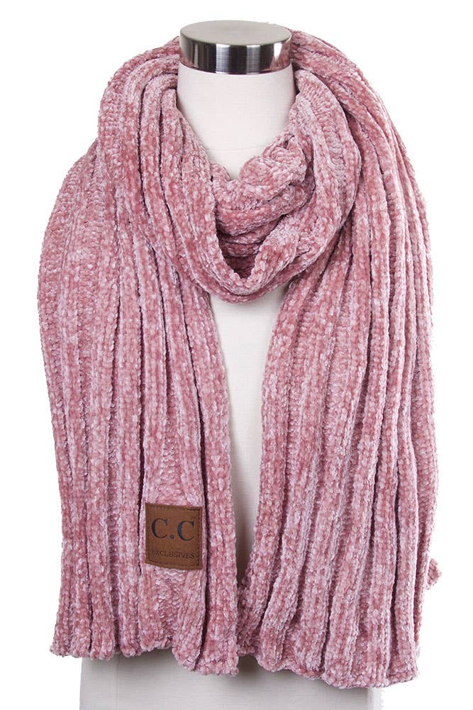 C.C Ribbed Chenille Scarves