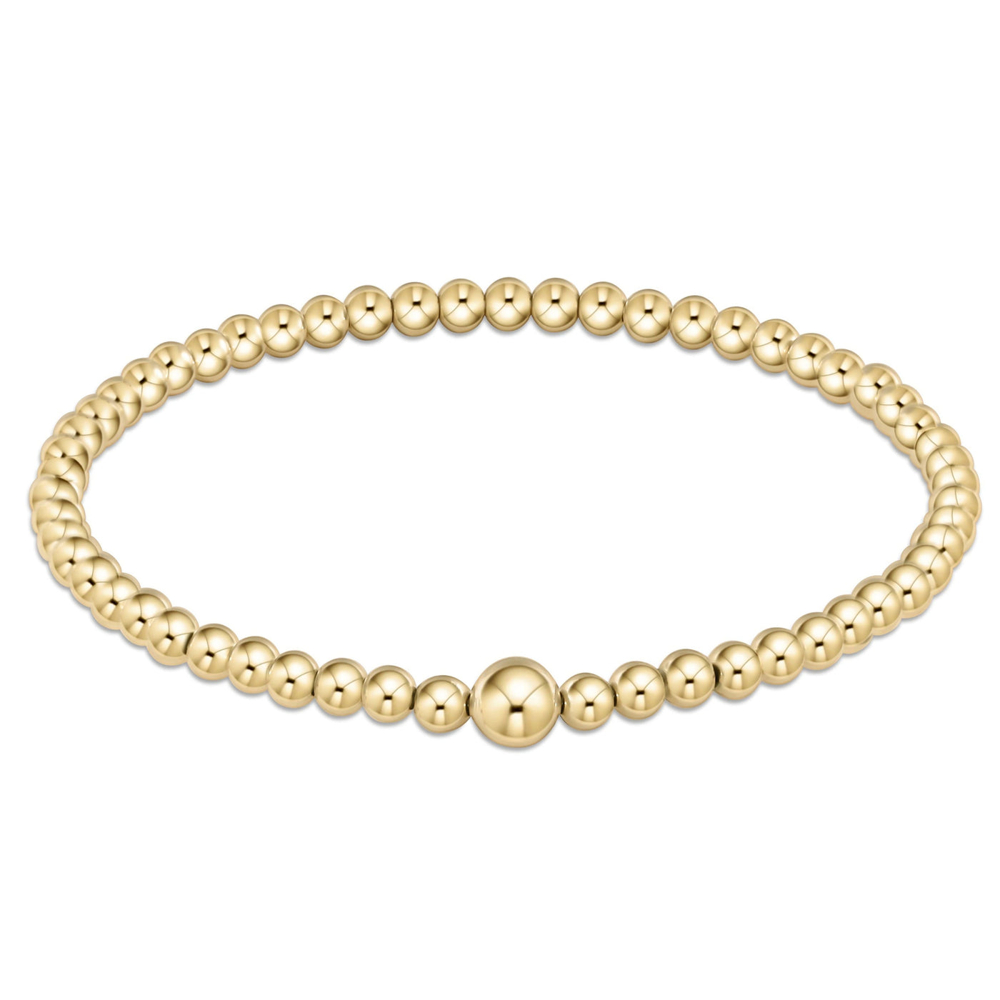 enewton Classic Gold 4mm Bead Bangle Bracelet