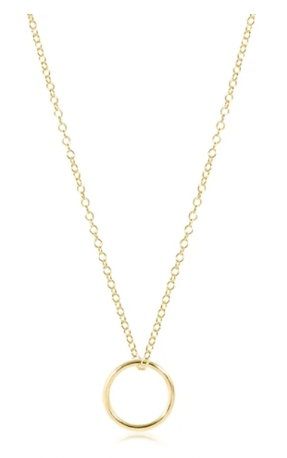 enewton 16" Necklace-Halo Gold Charm