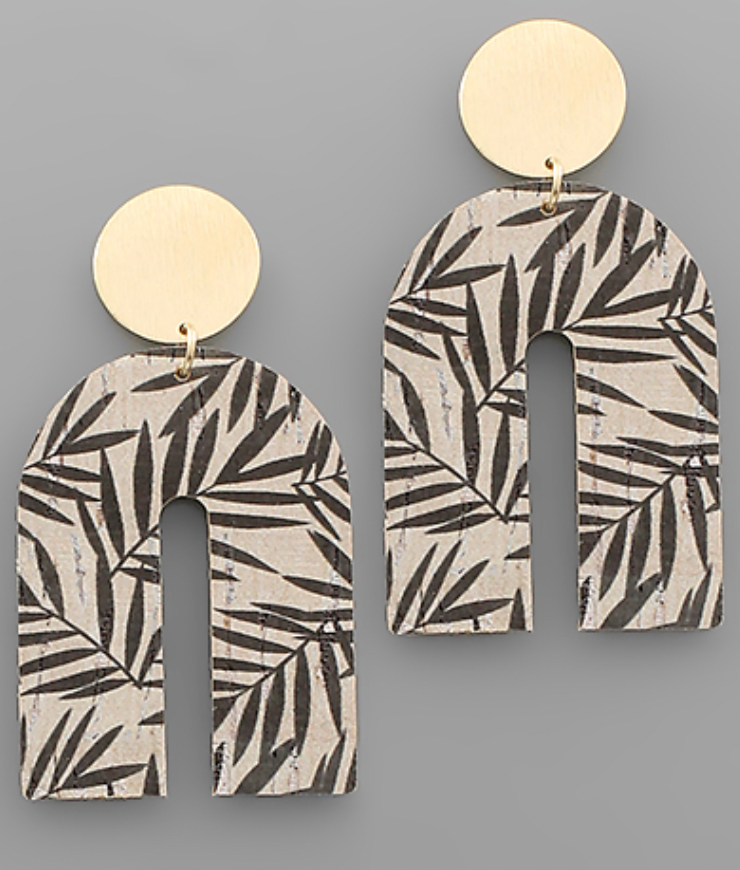 Cork Arch Earrings