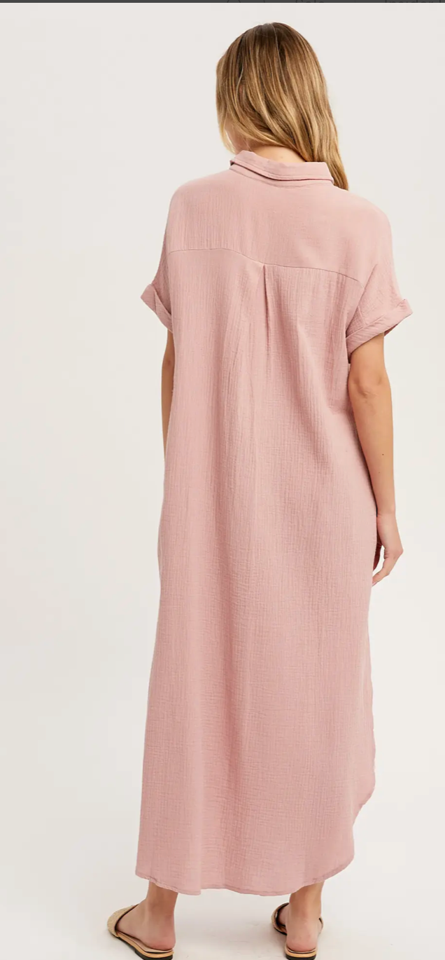 The Time of My Life Dusty Pink Maxi Dress