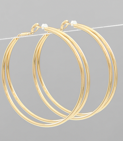 48mm Double Circle Hoops