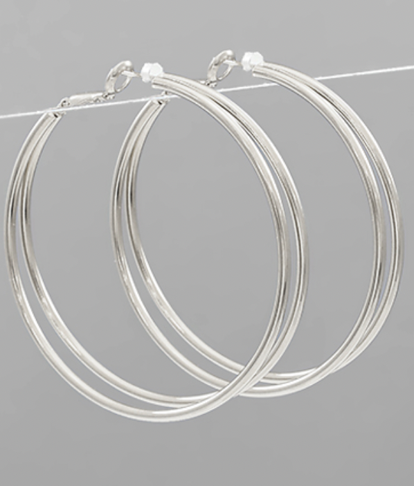 48mm Double Circle Hoops
