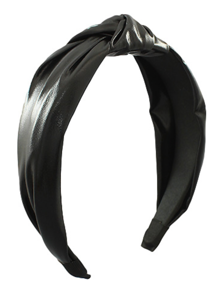 Knotted Leather Headband