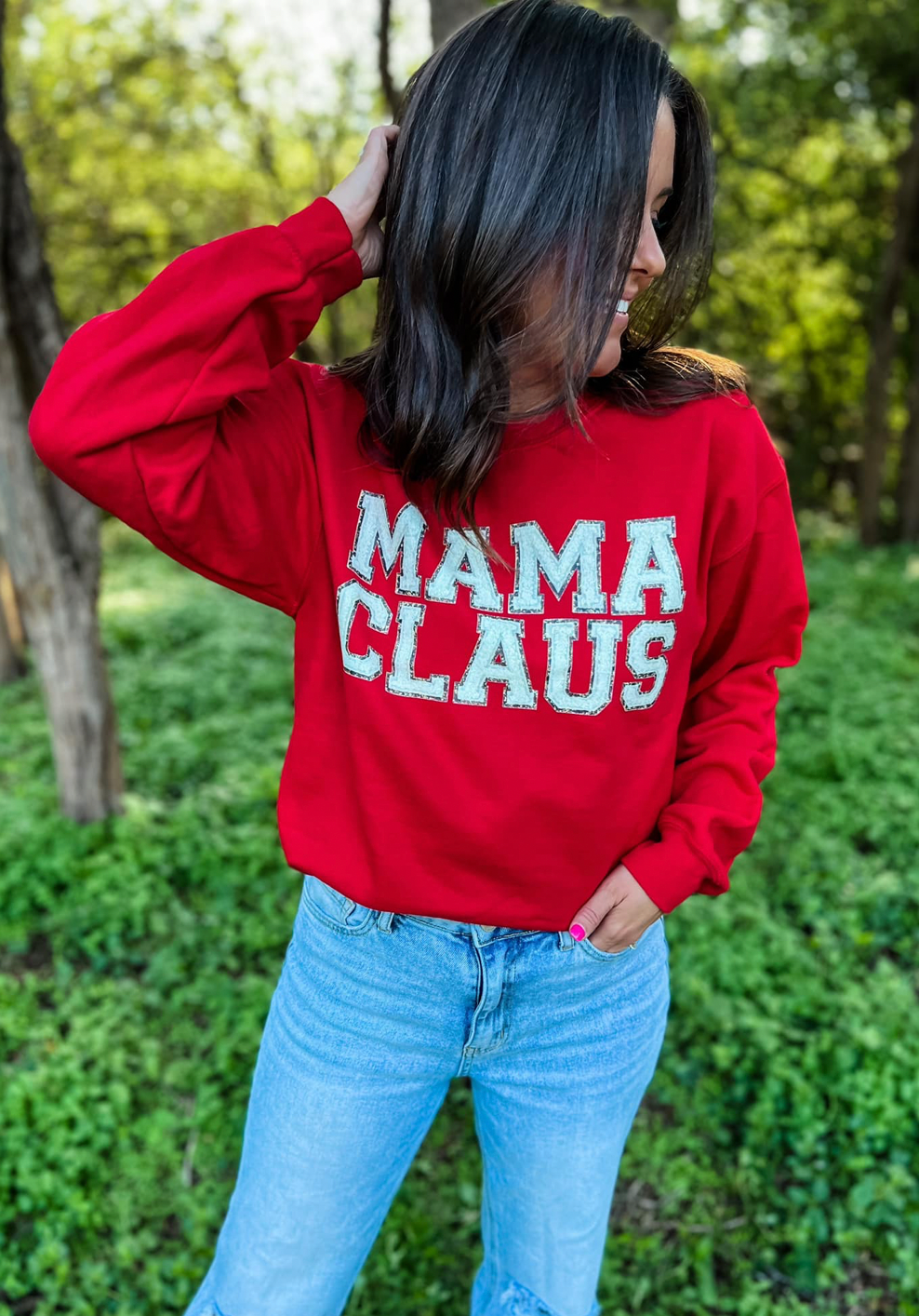 Mama Claus Red Sweatshirt