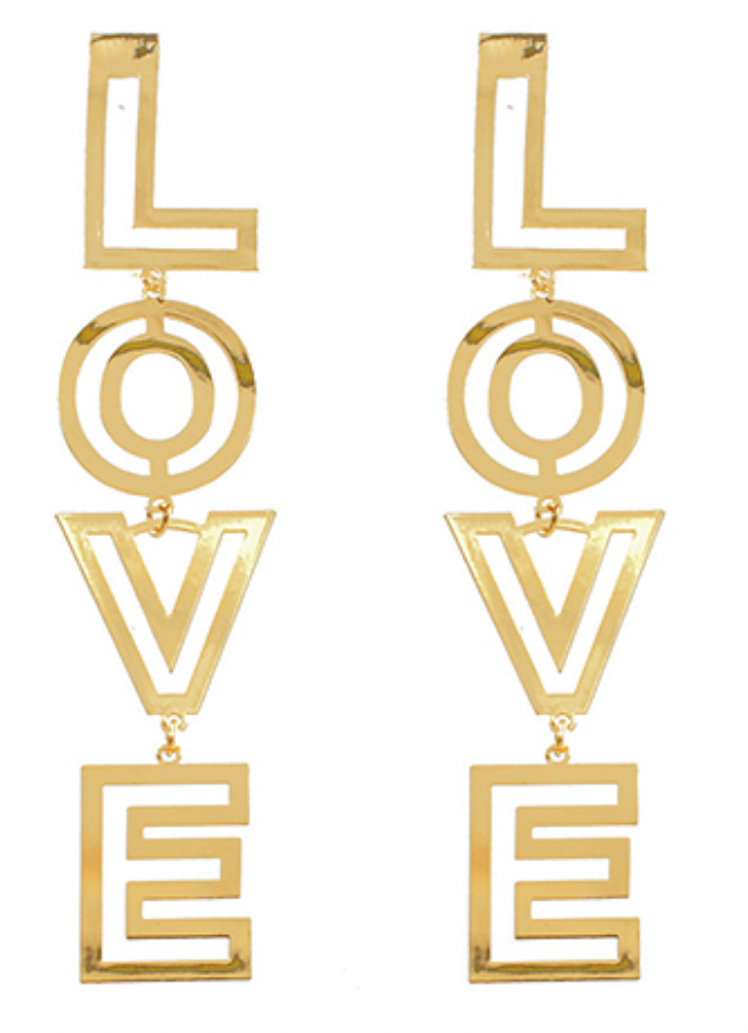 Love Letter Drop Earrings