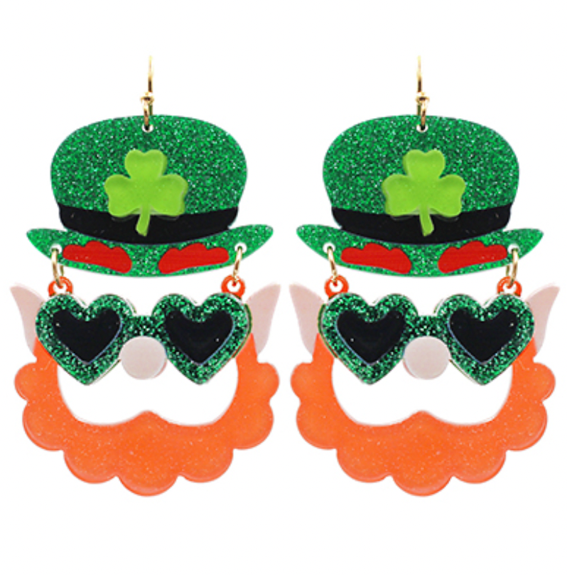 St. Patrick's Leprechaun Earrings