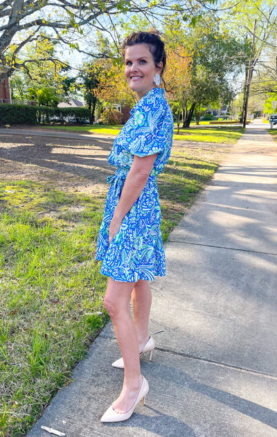 Losing My Religion Floral Shirt Dress