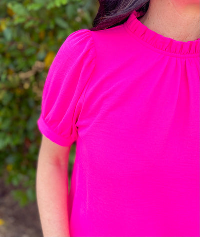 We Can't Go Wrong Hot Pink Top