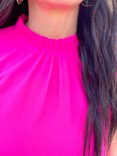 We Can't Go Wrong Hot Pink Top