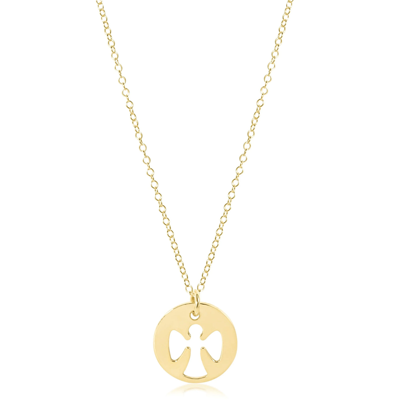 enewton 16” Necklace Gold -Guardian Angel Charm