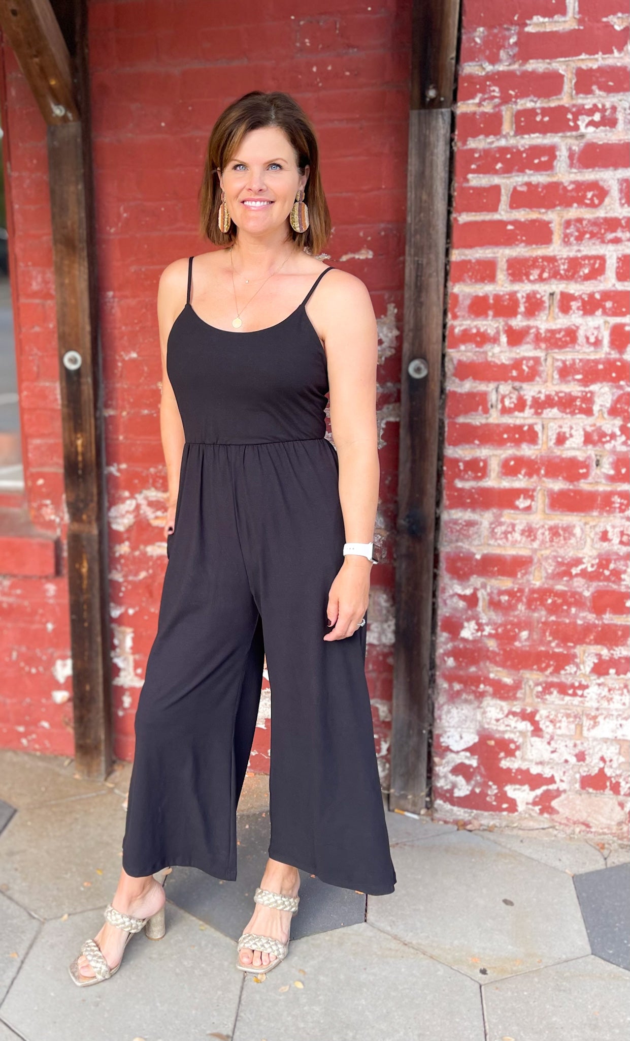 Love Bites Butter Soft Black Jumpsuit